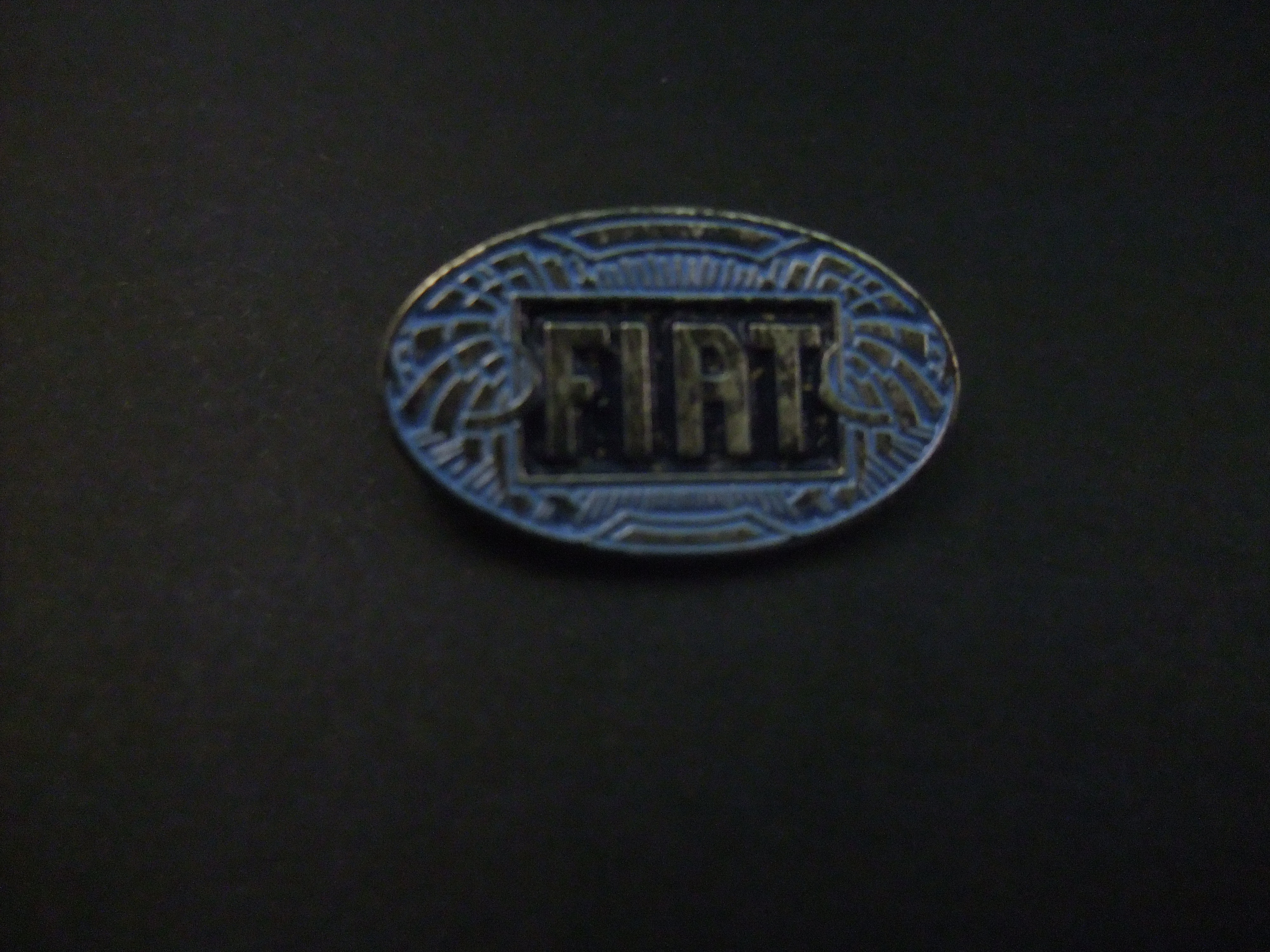 Fiat ( automerk) ovaal logo blauw